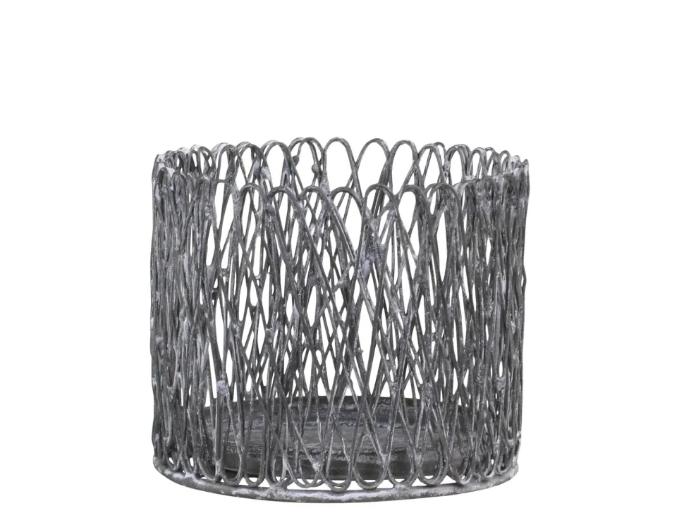 Chic Antique Windlicht Fil de Fer aus Eisen