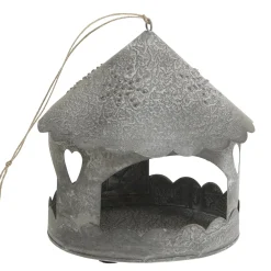 Chic Antique Winterliches Lichthaus zum Aufhängen Rund