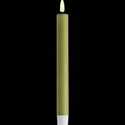 Deluxe Homeart LED 2er Set Stabkerze Real Flame