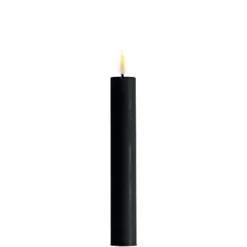 Deluxe Homeart LED 2er Set Stabkerze Real Flame