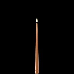 Deluxe Homeart LED Stabkerze mit Lack Real Flame 2er Set