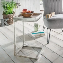 Faktorei Beistelltisch Ferup aus Aluminium