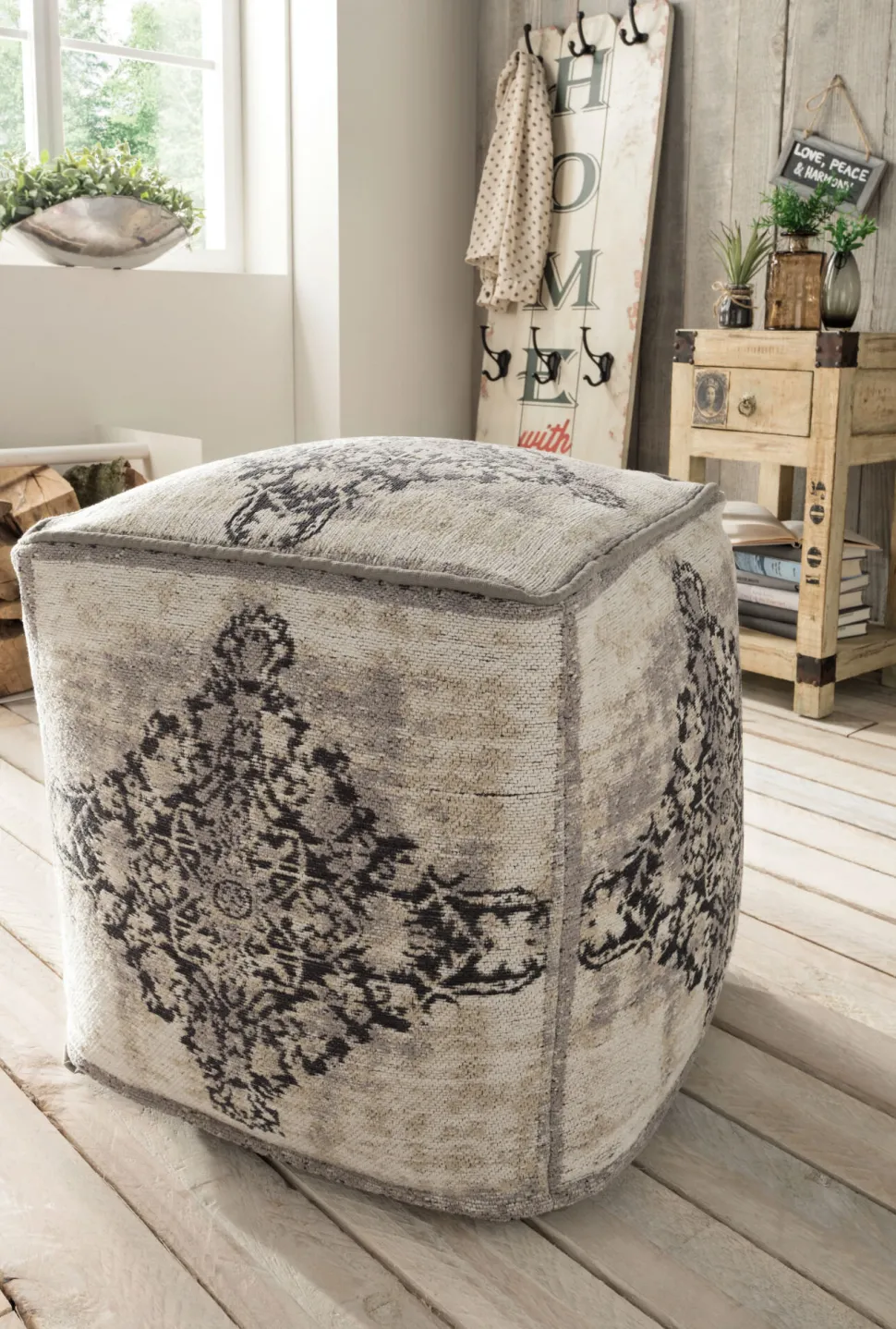 Faktorei Vintage-Sitzhocker ANTIQUITY