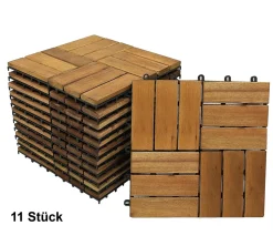 Garden Pleasure Holzfliesen Bodenfliesen Akazie