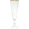 GreenGate Champagner Glas Cutting mit Gold