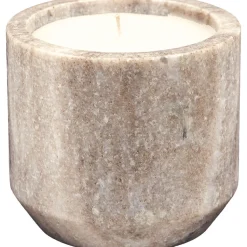 GreenGate Kerze Marmor Beige