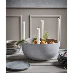 House Doctor Kerzenständer Marb, Schüsselform