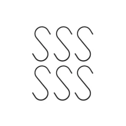 House Doctor S-Haken Snap 6er Set