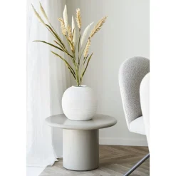 House Nordic Große Bodenvase Weiß