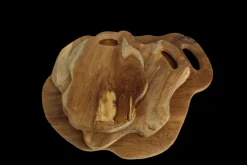 HSM Collection Holztablett Teakholz natur