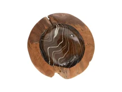 HSM Collection Obstschale Teakholz mit Epoxy