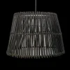 HSM Collection Pendelleuchte Rattan Black Wash