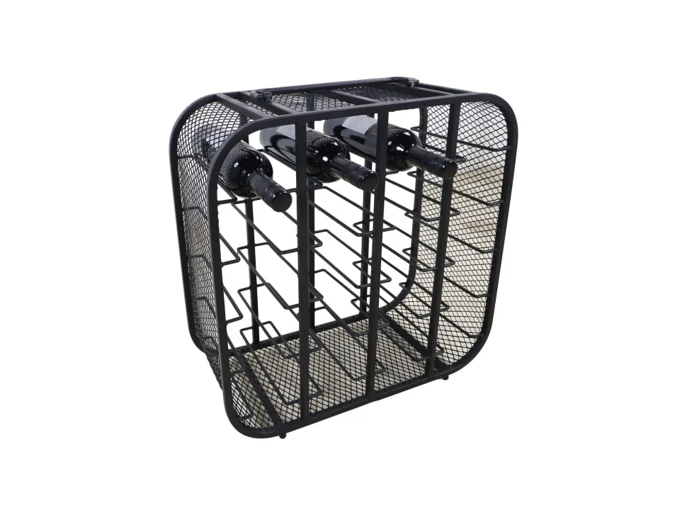 HSM Collection Stehendes Weinregal aus Metall