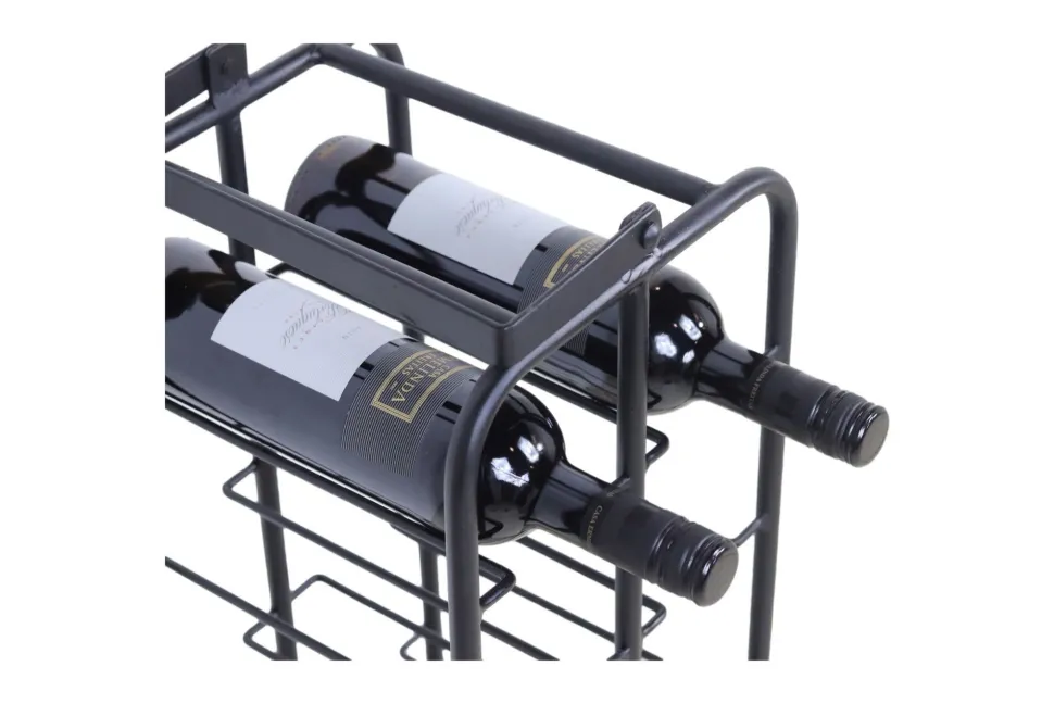 HSM Collection Stehendes Weinregal aus Metall