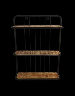 HSM Collection Wandregal Mangoholz/Eisen