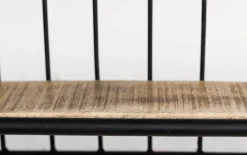 HSM Collection Wandregal Mangoholz/Eisen