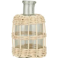 IB Laursen Apothekerglas mit Rattangeflecht