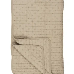 IB Laursen Baumwoll-Quilt mit Kreuzstichen