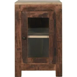 IB Laursen Beistelltisch, Schrank mit Glastür und Ablage UNIKA Shaker