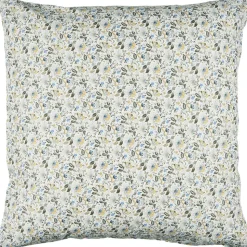IB Laursen Blumiger Kissenbezug aus Baumwolle quadratisch