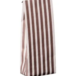 IB Laursen Buntfalttüte mit Streifen Textil-Look