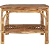 IB Laursen Couchtisch Cane aus Rattan