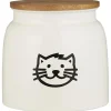 IB Laursen Dose für Katzenfutter mit Holzdeckel