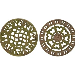 IB Laursen Eisen Untersetzer mit Mustern im 2er Set