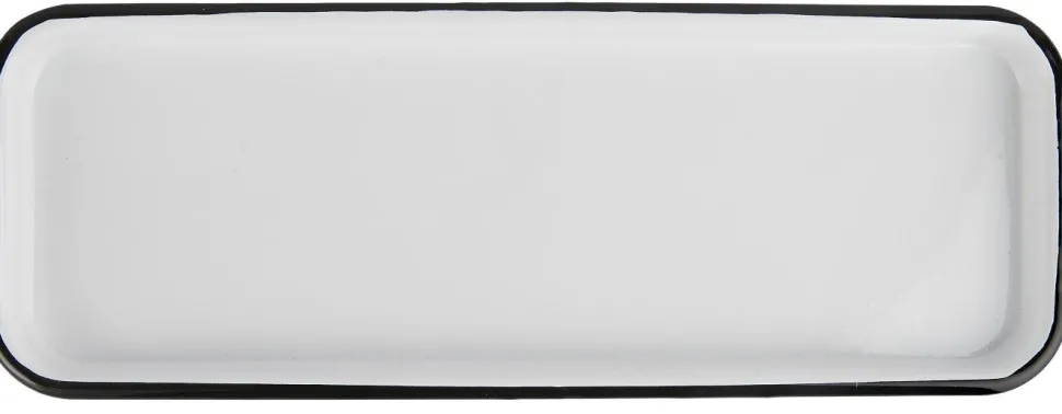 IB Laursen Emaille Tablett länglich