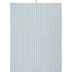 IB Laursen Geschirrtuch mit kleinen naturfarbigen Karos