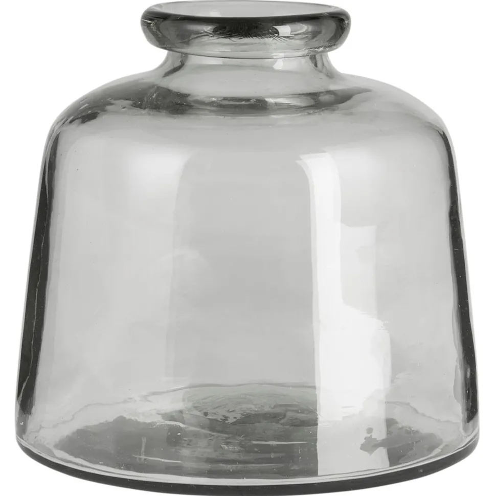 IB Laursen Glas Vase mit kleiner Öffnung mundgeblasen