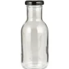 IB Laursen Glas-Flasche mit schwarzem Schraubdeckel