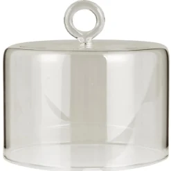 IB Laursen Glasglocke rund mit Henkel