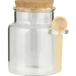 IB Laursen Glaskrug mit Korken und Holzlöffel