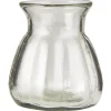 IB Laursen Glas-Vase mit breiten Rillen mundgeblasen