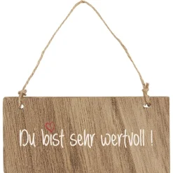 IB Laursen Holzschild Du bist sehr wertvoll