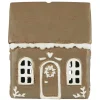 IB Laursen Keramik Lebkuchenhaus für Teelicht Stillenat Türkranz