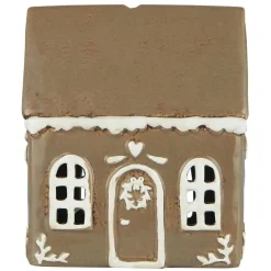 IB Laursen Keramik Lebkuchenhaus für Teelicht Stillenat Türkranz