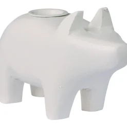 IB Laursen Kerzenhalter für 2,2 cm Stabkerze Schwein UNIKA