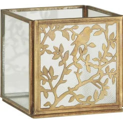 IB Laursen Kerzenhalter Hurricane mit Vogelmuster