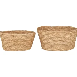 IB Laursen Korbsatz 2er Set aus Seegras