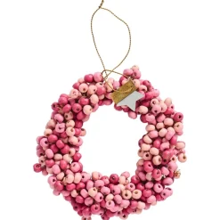 IB Laursen Kranz mit Holzperlen Stillenat handgefertigt