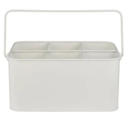 IB Laursen Metall Kiste mit 6 Fächern und Griff