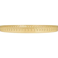 IB Laursen Metall Tablett mit gemusterter Kante