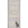 IB Laursen Metallschild I really love my cat