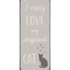 IB Laursen Metallschild I really love my cat
