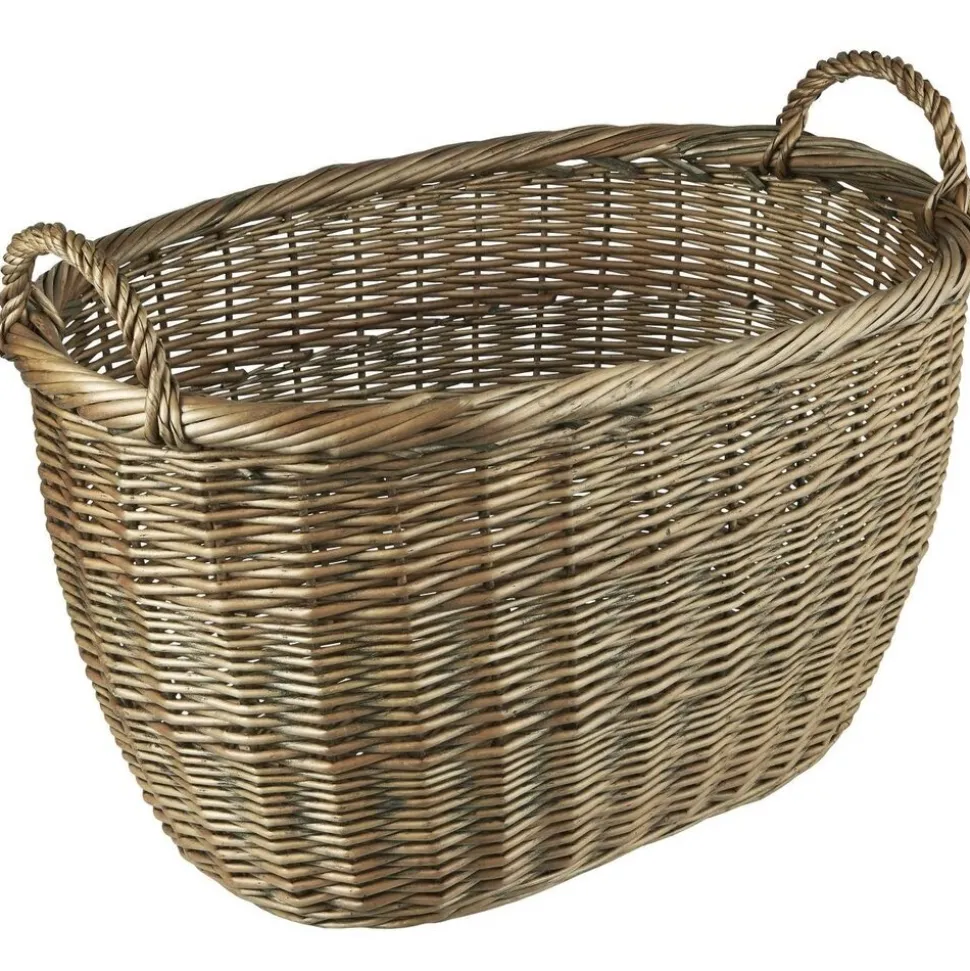 IB Laursen Ovaler Korb mit Henkeln