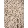 IB Laursen Quilt mit milky brown Blattmuster