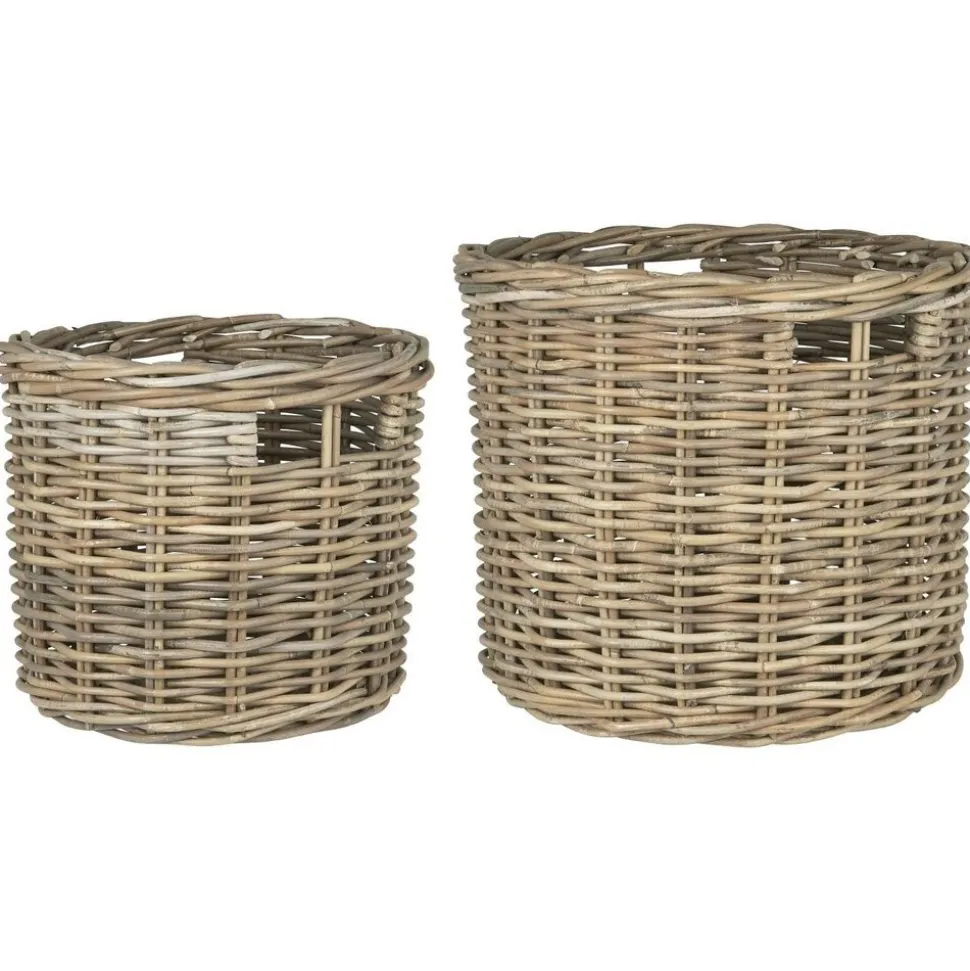 IB Laursen Rattan Korbsatz mit Griffen