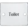 IB Laursen Schild aus Emaille Toilet